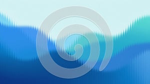 Analogous Blue Green Flowing Abstract Forms Calming