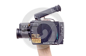 Analogue camcorder, isolated