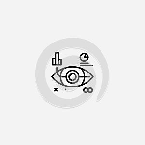 Analyse vector icon sign symbol