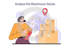 Analyse the warehouse stocks. Effective products optimization in conditions