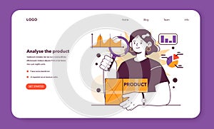 Analyse your product web banner or landing page. Effective product