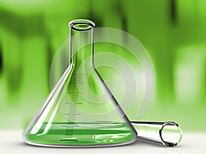 Analysis alembic and test tube