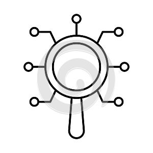 Analysis analytical services  Vector Icon which can easily modify