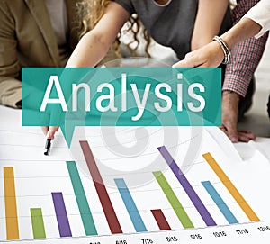 Analysis Analytics Graph Growth Statistics Concept