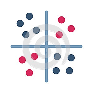 Analysis flat vector icon which can easily modify or edit