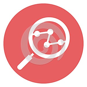 Analysis Isolated Vector Icon which can easily modify