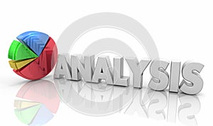 Analysis Pie Chart Data Information Insights Research Results 3d Illustration