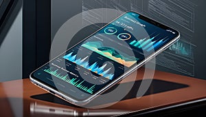 Analysis trends and software development coding process concept.