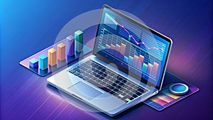Analysis trends and software development coding process concept Programming, testing cross platform code,Application of isometric