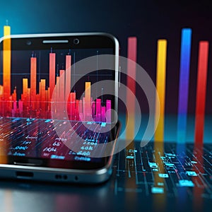Analysis trends and software development coding process concept. Programming, testing cross platform code