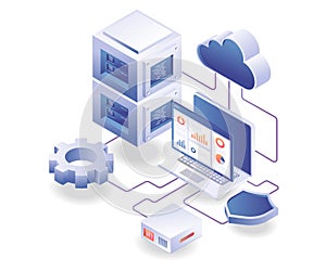 Analyst cloud server security network