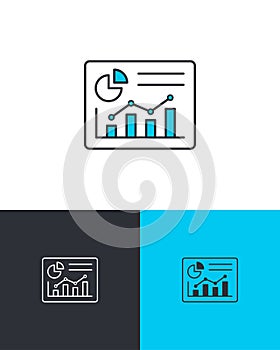 Analytic Business Data Chart