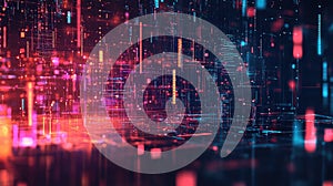 analytics abstract visualization of healthcare data