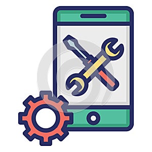 Analytics, bar chart .     Vector icon which can easily modify or edit