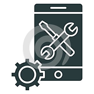 Analytics, bar chart .   Vector icon which can easily modify or editable