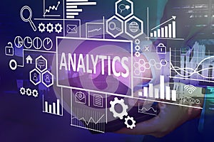 Analytics in Business Concept