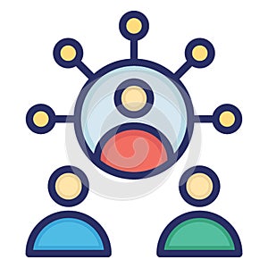 Analytics, chart analysis .  Vector icon which can easily modify or editable
