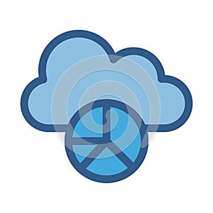 Analytics  Fill Isolated Vector icon which can easily modify or edit