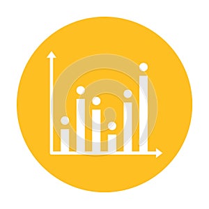 Analytics  Glyph Style vector icon which can easily modify or edit