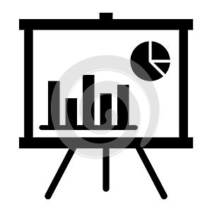 Analytics  Glyph Style vector icon which can easily modify or edit
