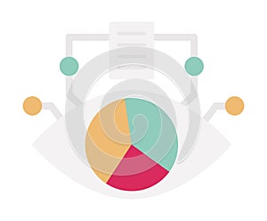 Analytics  Glyph Style vector icon which can easily modify or edit