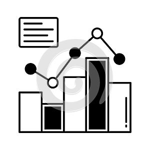 Analytics half glyph vector icon which can easily modify or edit