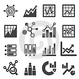 Analytics icon set