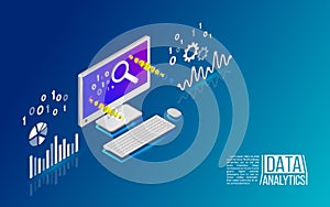 Analytics information on Computer.