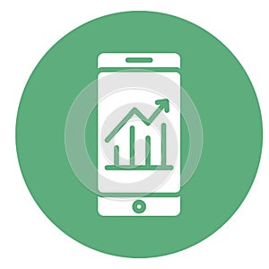 Analytics Isolated Vector Icon which can easily modify