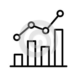 Analytics  Line Style vector icon which can easily modify or edit