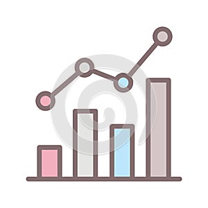 Analytics  Line Style vector icon which can easily modify or edit