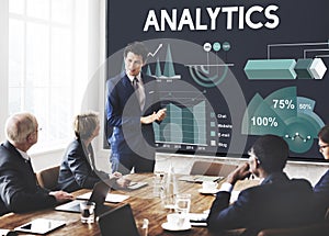 Analytics Marketing Business Report Concept