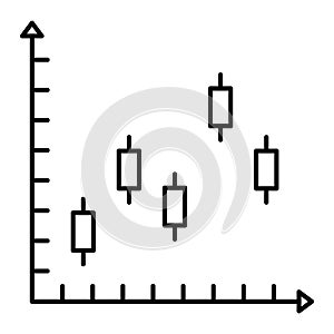 Analytics outline vector icon which can easily modify or edit