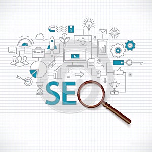 Analytics search information and website SEO optimization