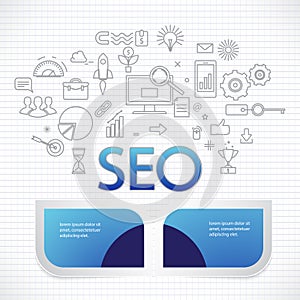 Analytics search information and website SEO optimization