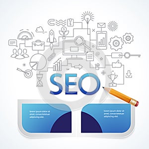 Analytics search information and website SEO optimization