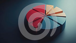 analytics spiraling pie chart
