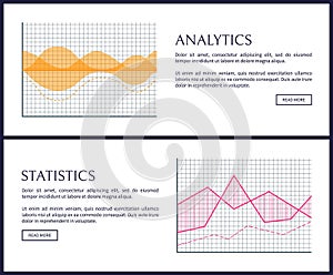 Analytics and Statistics Internet Info Pages Set