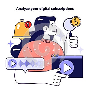 Analyze your digital subscriptions to optimize your expenses. Useful guidance