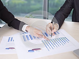 Analyzing business performance photo