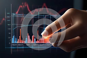 Analyzing candlestick fluctuations in investment instruments