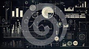 Analyzing complex data with charts and graphs display