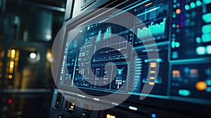 Analyzing complex data on high tech digital screen