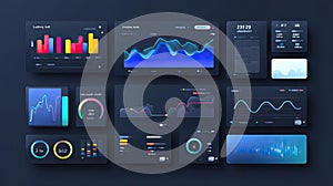 Analyzing data with graphs charts ui dashboard