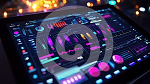 Analyzing data on a high tech digital interface