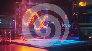 Analyzing dna structure and genetic code in a lab