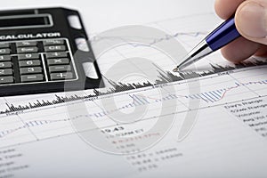 Analyzing financial data