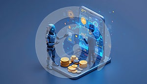 Analyzing Fintech Data with Human and Robot Using Financial Technology