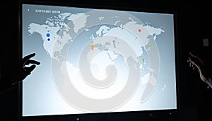 Analyzing Global Data on an Interactive World Map