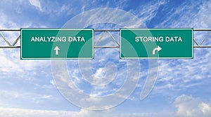 analyzing and storing data